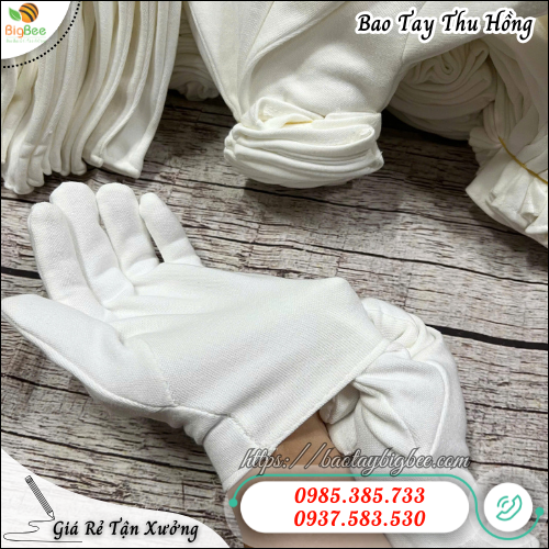 Găng tay thun cotton trắng co giãn tốt – Đeo thoải mái, dễ dùng. Găng tay thun cotton trắng co giãn tốt – Đeo thoải mái, dễ dùng.