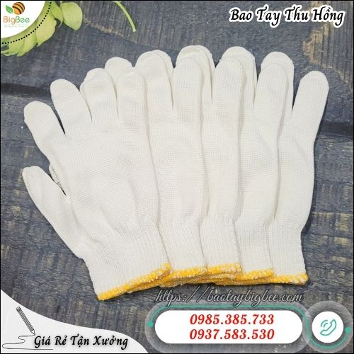 Găng Tay Len Poly Trắng Hàng Dày Bền Phù Hợp Với Công Nhân Làm Việc Lâu Dài. Găng Tay Len Poly Trắng Hàng Dày Bền Phù Hợp Với Công Nhân Làm Việc Lâu Dài.