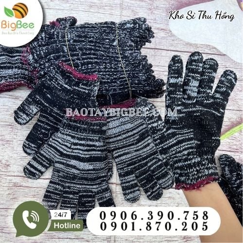 Bao tay len muối tiêu bảo vệ bàn tay toàn diện Bao tay len muối tiêu bảo vệ bàn tay toàn diện