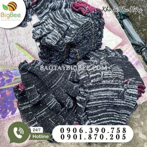 Bao tay len muối tiêu mềm mại, thoáng khí, thấm hút mồ hôi Bao tay len muối tiêu mềm mại, thoáng khí, thấm hút mồ hôi