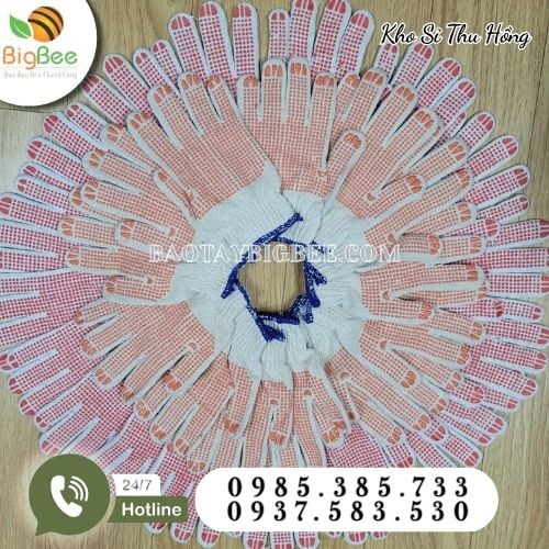 Găng tay len phủ hạt nhựa dùng để tăng ma sát, bảo vệ tay khỏi trầy xước Găng tay len phủ hạt nhựa dùng để tăng ma sát, bảo vệ tay khỏi trầy xước