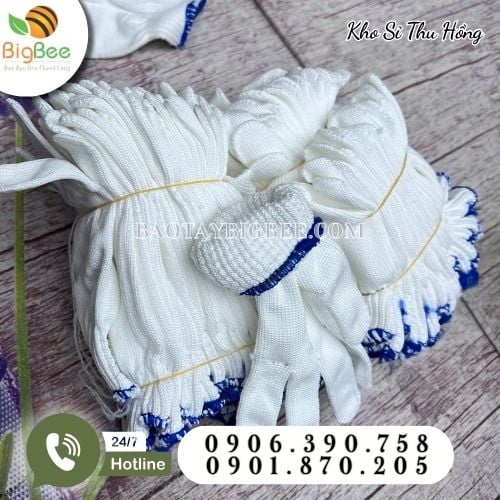 Găng tay len poly bảo hộ lao động đa năng Găng tay len poly bảo hộ lao động đa năng