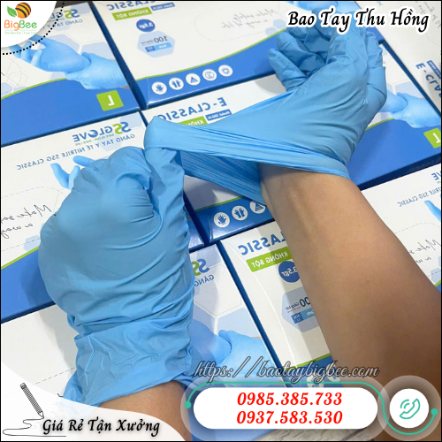 Găng tay nitrile không bột – Độ đàn hồi cao, thao tác linh hoạt. Găng tay nitrile không bột – Độ đàn hồi cao, thao tác linh hoạt.