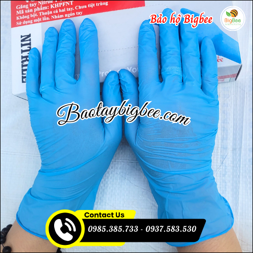 Găng tay nitrile cho phòng khám. Găng tay nitrile cho phòng khám.