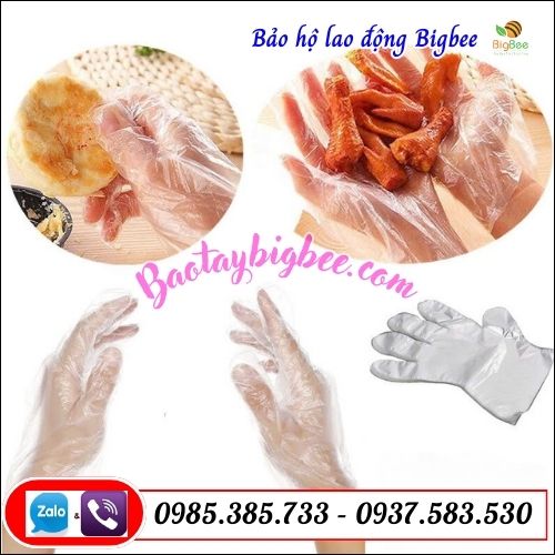Bao tay mỏng dùng trong thực phẩm. Bao tay mỏng dùng trong thực phẩm.