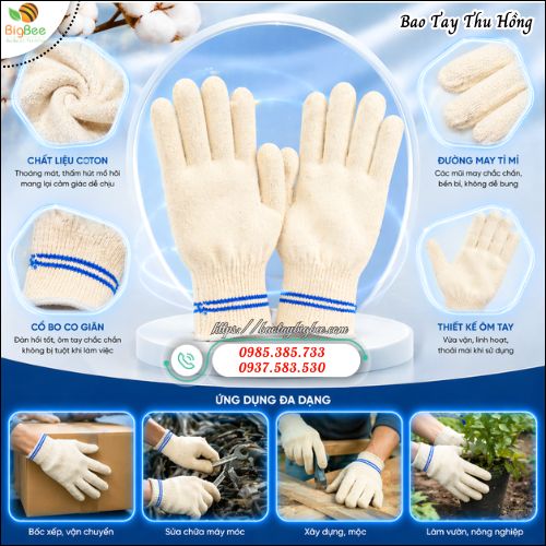 Găng Tay Bảo Hộ Phủ Cao Su Dày Dặn Bền Bỉ. Găng Tay Bảo Hộ Phủ Cao Su Dày Dặn Bền Bỉ.
