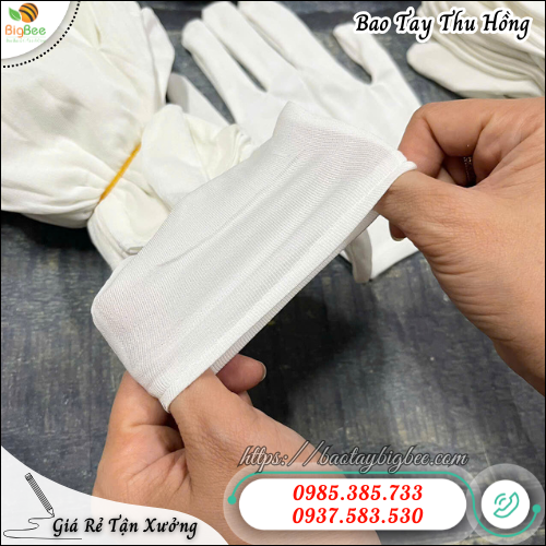 Găng Tay Thun Trắng Dùng Sản Xuất – Co Giãn, Thoáng Tay. Găng Tay Thun Trắng Dùng Sản Xuất – Co Giãn, Thoáng Tay.
