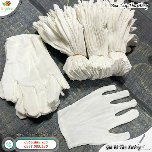 Găng tay thun trắng XL+4 hàng bền giá hợp lý. Găng tay thun trắng XL+4 hàng bền giá hợp lý.