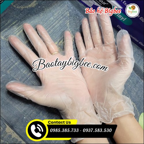 Găng tay vinyl an toàn thực phẩm Găng tay vinyl an toàn thực phẩm