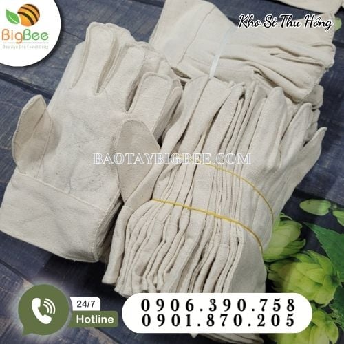 Găng tay vải bạt bảo vệ đôi tay lao động Găng tay vải bạt bảo vệ đôi tay lao động