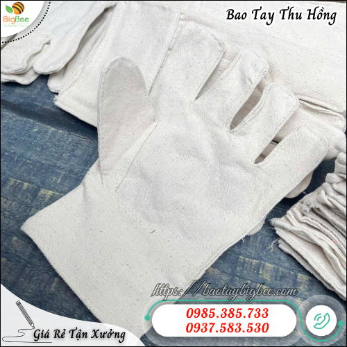 Găng Tay Bảo Hộ Vải Bạt Trắng Giá Rẻ – Dày Bền, Dễ Dùng. Găng Tay Bảo Hộ Vải Bạt Trắng Giá Rẻ – Dày Bền, Dễ Dùng.