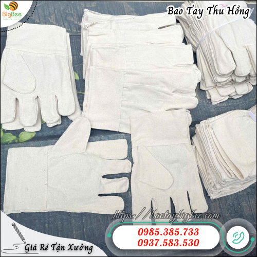 Găng Tay Vải Bạt Trắng Chống Trầy Xước – Giá Tận Kho Thu Hồng. Găng Tay Vải Bạt Trắng Chống Trầy Xước – Giá Tận Kho Thu Hồng.