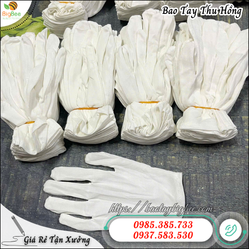Găng Tay Vải Trắng Mỏng Giá Tốt Dành Cho Xưởng Sản Xuất. Găng Tay Vải Trắng Mỏng Giá Tốt Dành Cho Xưởng Sản Xuất.