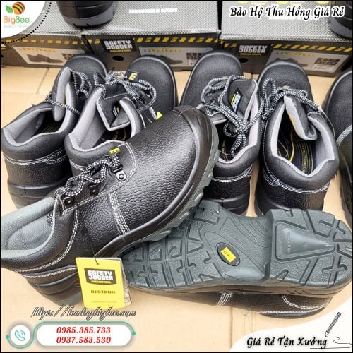 Giày Safety Jogger Đế Kép Chống Va Đập Siêu Bền. Giày Safety Jogger Đế Kép Chống Va Đập Siêu Bền.