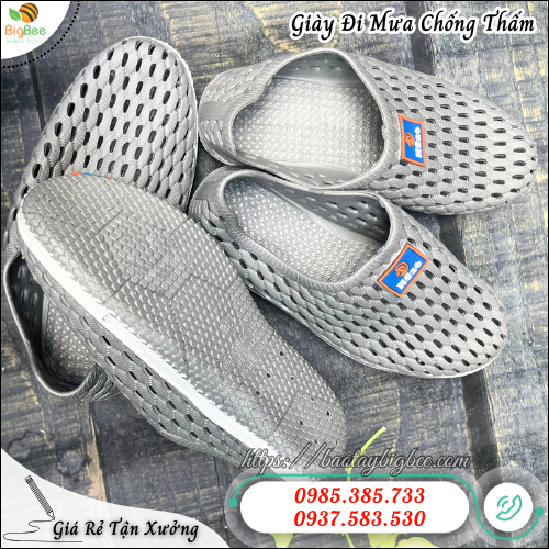 Giày đi nhựa mưa nam nữ – Chống thấm, đế chống trượt. Giày đi nhựa mưa nam nữ – Chống thấm, đế chống trượt.