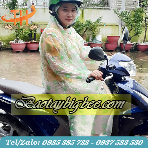 Áo mưa tiện lợi mặc 1 lần