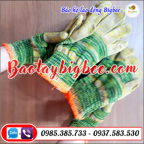 Găng tay dày, nhiều màu, độ bền cao.