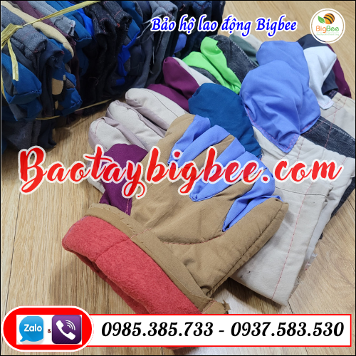 Găng tay vải mập 2 lớp. Găng tay vải mập 2 lớp.