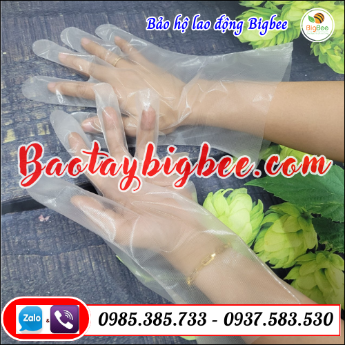 Găng tay nhựa mỏng dùng 1 lần. Găng tay nhựa mỏng dùng 1 lần.