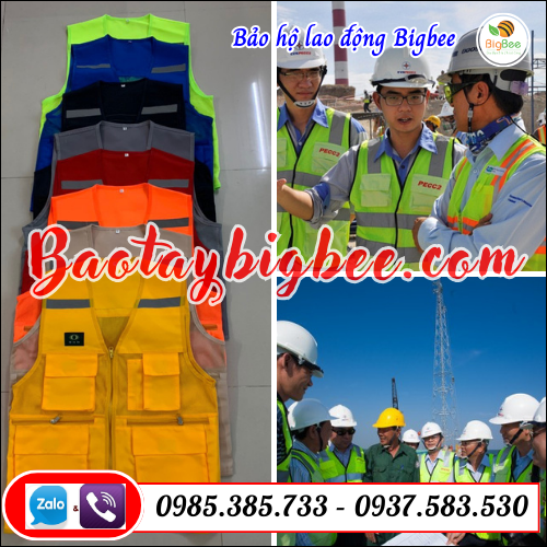 Áo phản quang xây dựng - kỹ thuật.   Áo phản quang xây dựng - kỹ thuật.