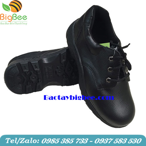 Giày bảo hộ ABC chỉ đen mũi sắt. Giày bảo hộ ABC chỉ đen mũi sắt.