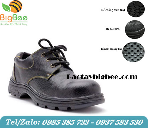 Giày bảo hộ ABC chỉ vàng. Giày bảo hộ ABC chỉ vàng.