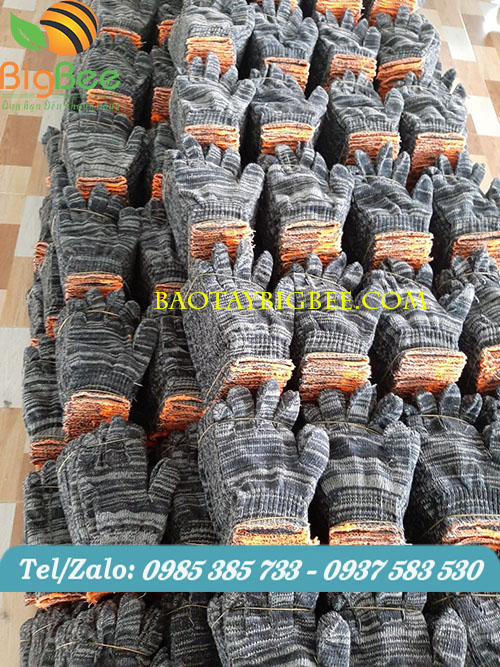 GĂNG TAY LEN - BAO TAY LEN MUỐI TIÊU 60g,70g GĂNG TAY LEN - BAO TAY LEN MUỐI TIÊU 60g,70g