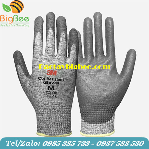 Găng tay chống cắt 3M mức độ 5. Găng tay chống cắt 3M mức độ 5.