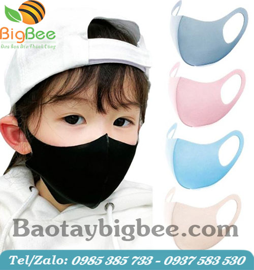 Khẩu trang vải su phù hợp cho cà trẻ em Khẩu trang vải su phù hợp cho cà trẻ em