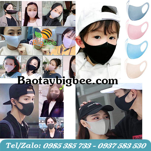 Khẩu trang vải su được giới trẻ ưa chuộng Khẩu trang vải su được giới trẻ ưa chuộng