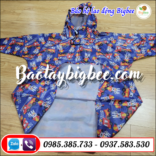 Áo mưa trẻ em chui đầu (áo mưa bít). Áo mưa trẻ em chui đầu (áo mưa bít).