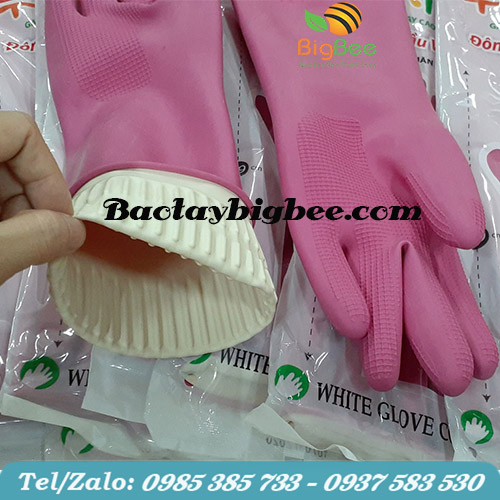 Bao tay cao su Đông Cầu Vồng có se viền và vết nhám, nhăn Bao tay cao su Đông Cầu Vồng có se viền và vết nhám, nhăn