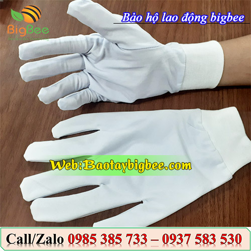 Găng tay thun lạnh bo cổ tay Găng tay thun lạnh bo cổ tay