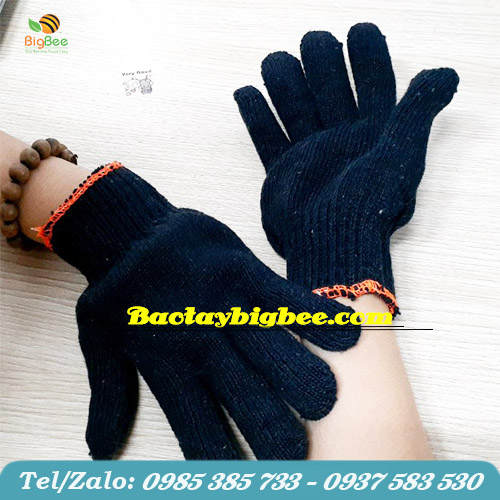 Găng tay len màu xám đen Găng tay len màu xám đen