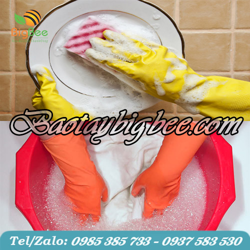 Bao tay cao su chống hóa chất