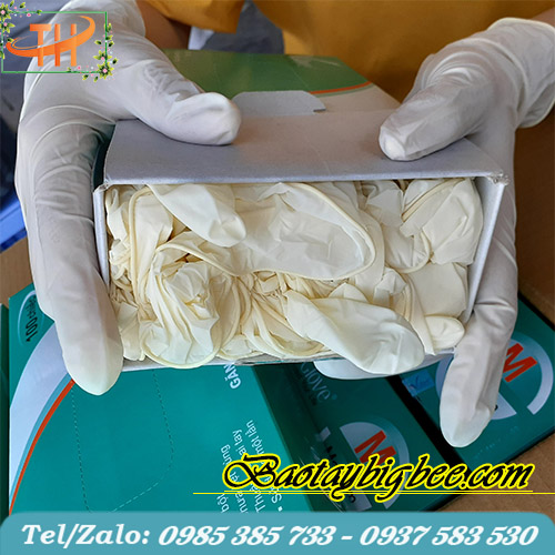 Hộp găng tay cao su y tế Hộp găng tay cao su y tế