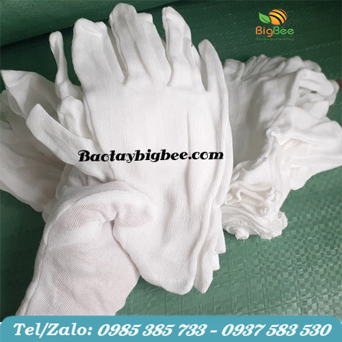Bao tay cotton trắng giá sỉ rẻ nhất Bao tay cotton trắng giá sỉ rẻ nhất