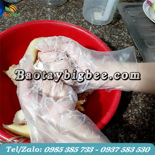 Găng tay làm thức ân Găng tay làm thức ân