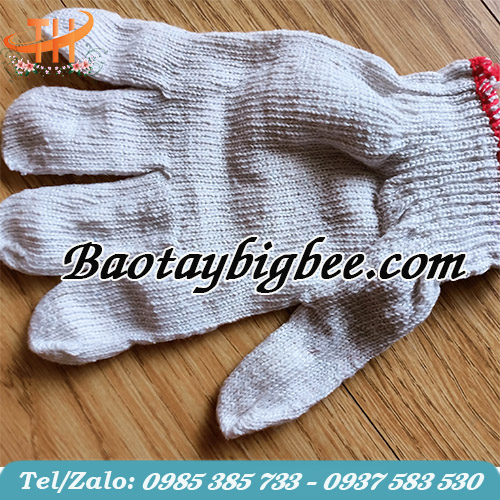 Bao tay len màu trắng ngà Bao tay len màu trắng ngà