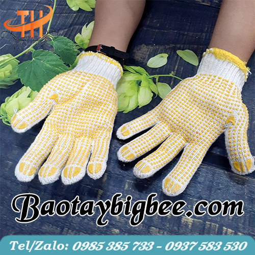 Bao tay có hạt nhựa lòng bàn tay Bao tay có hạt nhựa lòng bàn tay