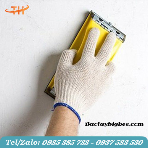 Mang bao tay len chống bụi, hóa chất dính vào tay Mang bao tay len chống bụi, hóa chất dính vào tay