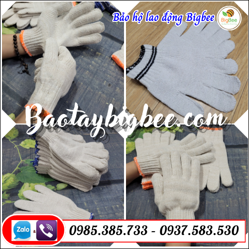 Bao tay len sợi cotton lao động giá rẻ. Bao tay len sợi cotton lao động giá rẻ.