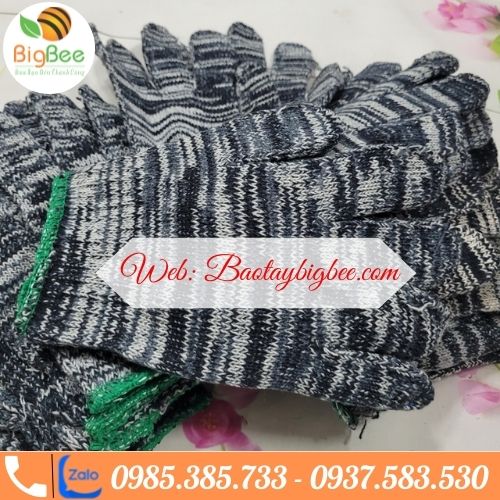 >>Bao tay len bảo hộ màu muối tiêu. >>Bao tay len bảo hộ màu muối tiêu.