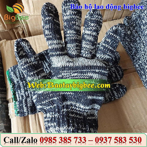 Găng tay len muối tiêu Găng tay len muối tiêu