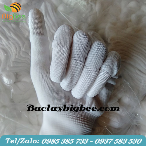 Bao tay phủ PU ngón tay chống tĩnh điện Bao tay phủ PU ngón tay chống tĩnh điện