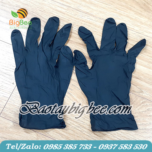 Bao tay cao su y tế màu đen Bao tay cao su y tế màu đen