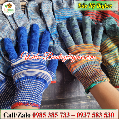 >>Găng tay bảo hộ len poly thời trang<< >>Găng tay bảo hộ len poly thời trang<<