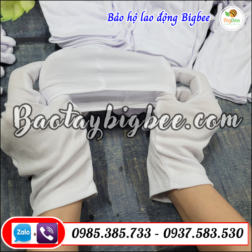 Bao tay thun trắng giá rẻ. Bao tay thun trắng giá rẻ.