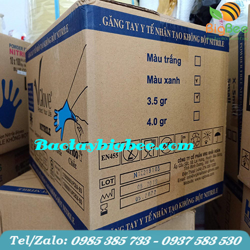 Quy cách đóng gói (100c/ hộp. 10 hộp/ thùng) Quy cách đóng gói (100c/ hộp. 10 hộp/ thùng)
