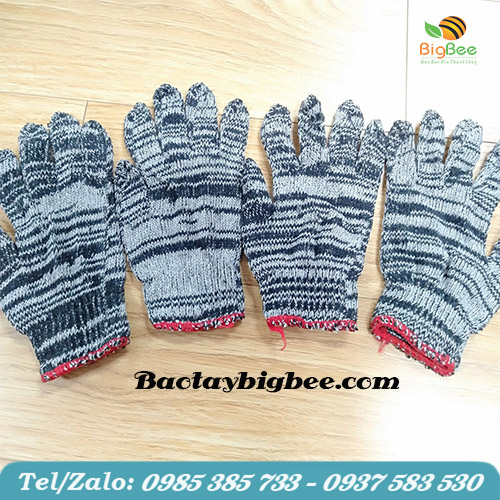 Găng tay len muối tiêu bền, rẻ được sử dụng nhiều Găng tay len muối tiêu bền, rẻ được sử dụng nhiều